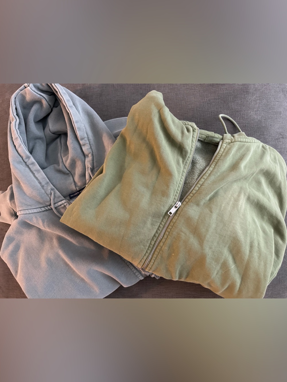 brandy melville and john half zip ups